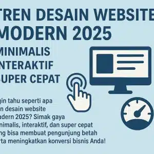 tren desain website modern 2025